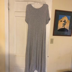 Gray maxi dress size s